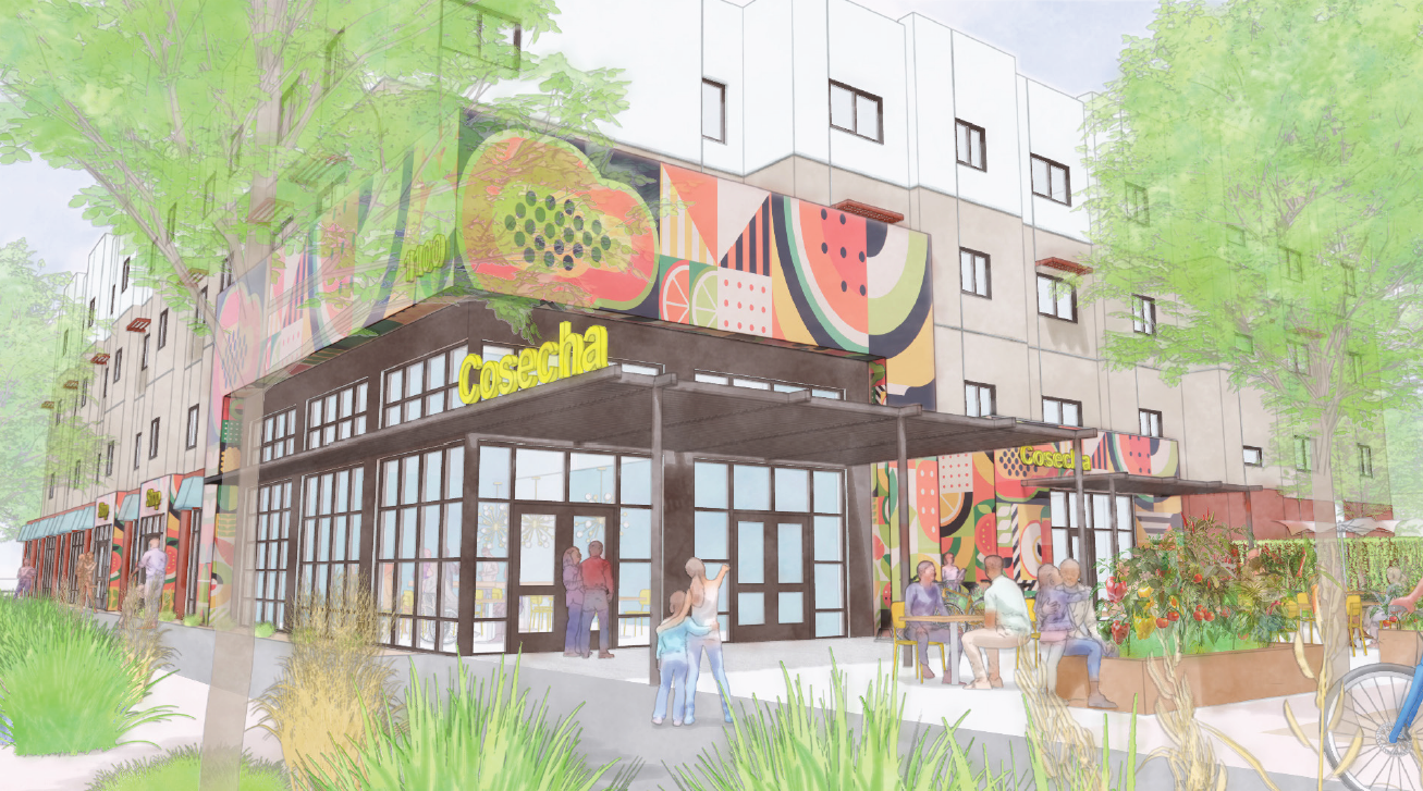 Cosecha Multi-Generational, Mixed Use Housing Rendering