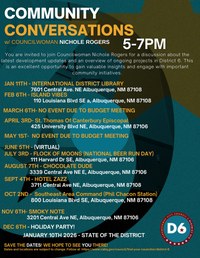 District 6 Community Conversations- (Revised: Feb. 26, 2025) District 6 Community Conversations- (Revised: Feb. 26, 2025)