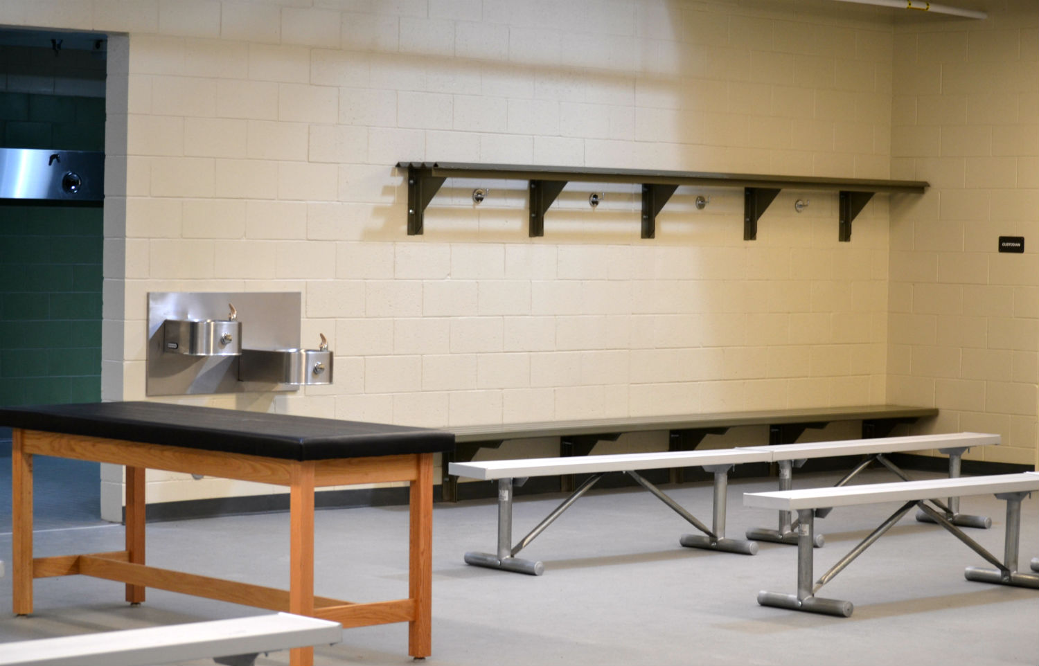 West Side Football Stadium Locker Room