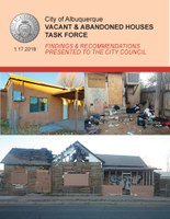 The Vacant and Abandoned Houses Task Force Releases Report
