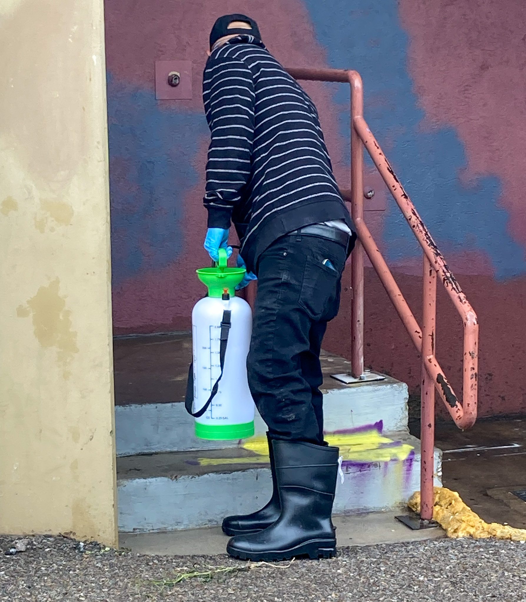 Biowaste Cleanup April 2024 -  Bleach Spray
