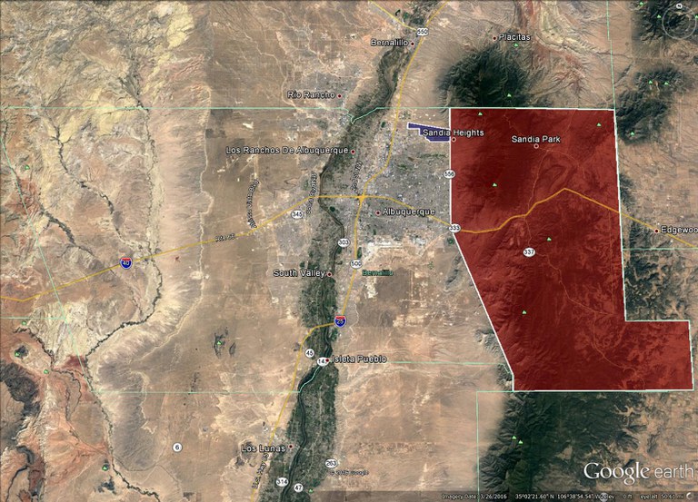 CABQ EHD Test Area