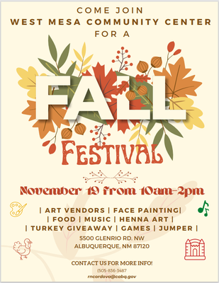 West Mesa Community Center Fall Fest