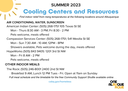Summer 2023 Cooling Centers City of Albuquerque Family & Community Services