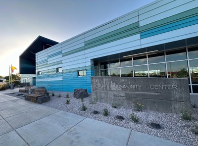 Entrance to Westgate Community Center