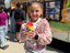 Child Holding Snow Cone