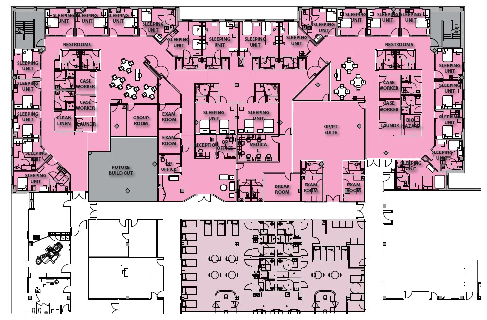 Medical Respite Floor Plan