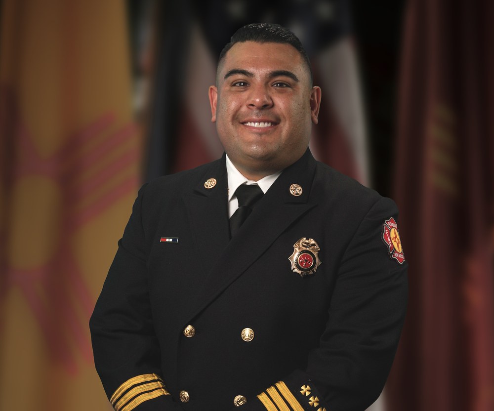SC Jason Ramirez Photo of Shift Commander Jason Ramirez in Class A uniform