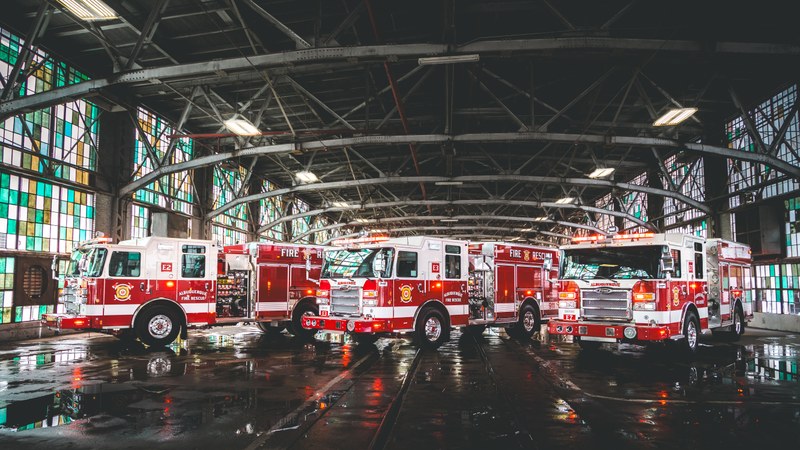 AFR Dedicates Three New Fire Engines with Traditional Push-in Ceremonies AFR Dedicates Three New Fire Engines with Traditional Push-in Ceremonies