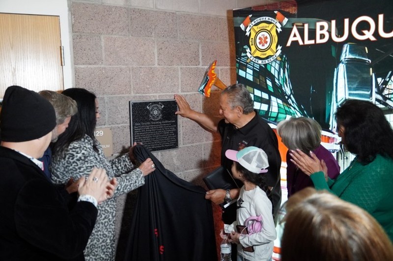 Firefighter Sam Trujillo Recognized with “Stories of Us” Dedication Firefighter Sam Trujillo Recognized with “Stories of Us” Dedication