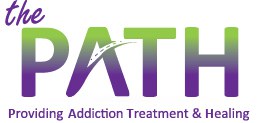 Purple letters spelling out "PATH" , providing addition treatment and healing