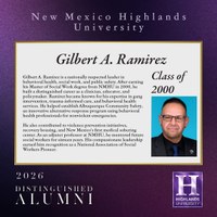 City Director Gilbert Ramírez Honored as New Mexico Highlands University’s 2026 Distinguished Alumnus