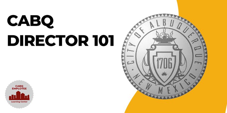 This is a banner image for the Director 101 Webpage