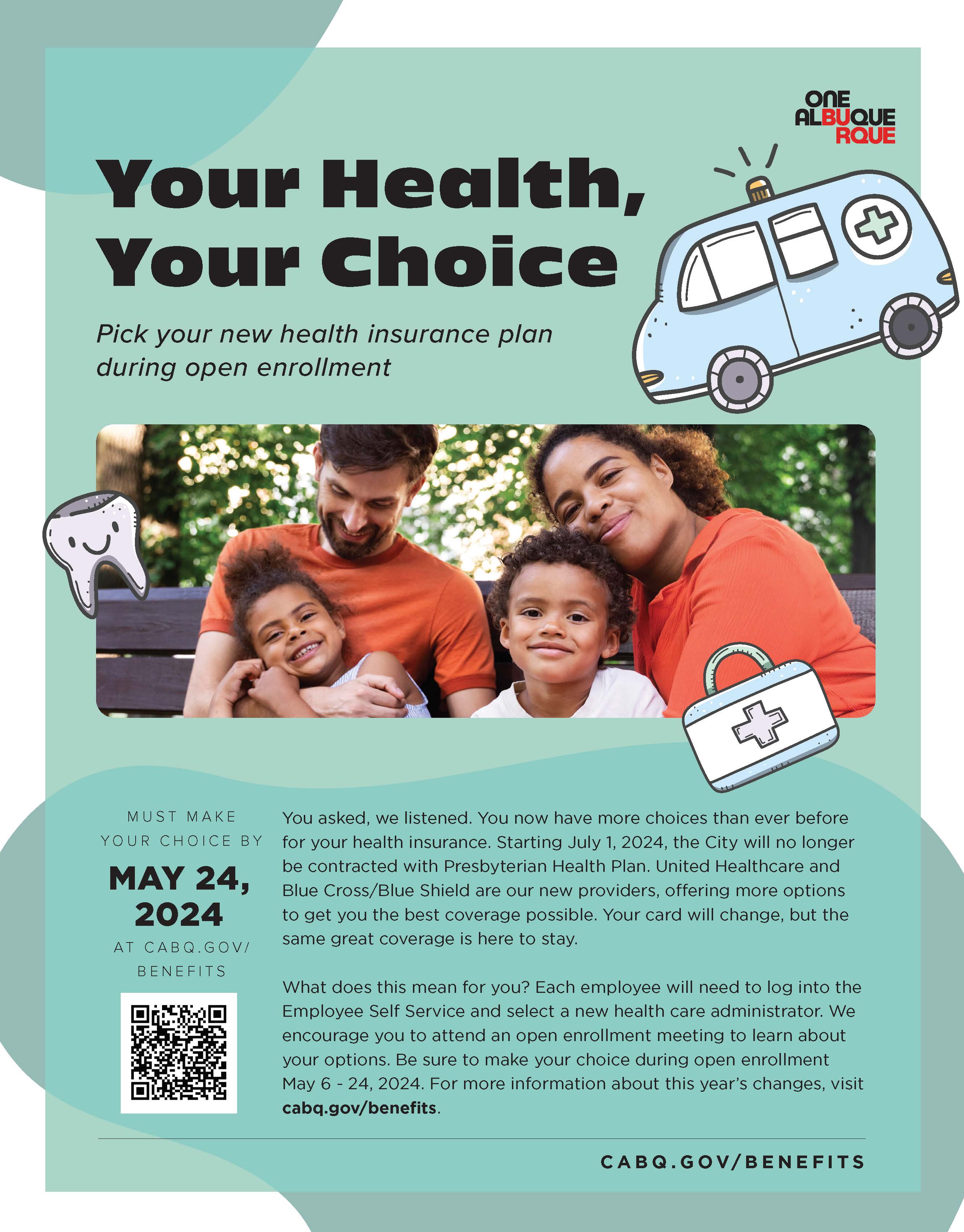 Healthcare sign up flyer