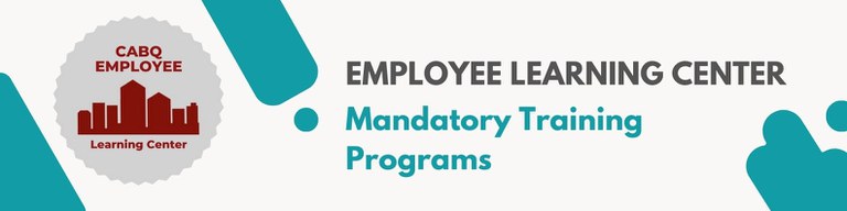 This is the Banner image for the Mandatory Training Programs Page