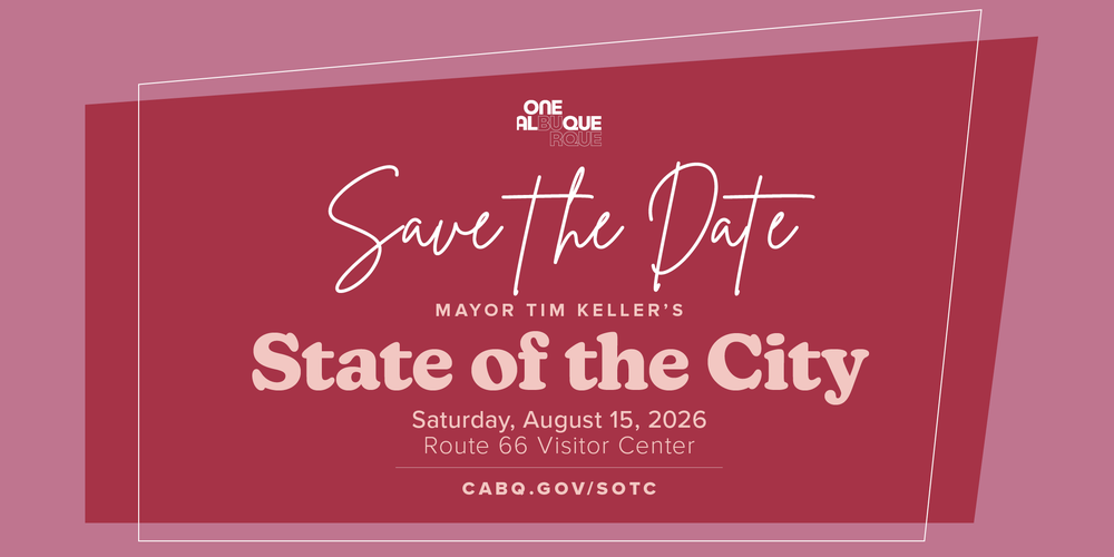 2026 State of the City Save the Date for the State of the City.