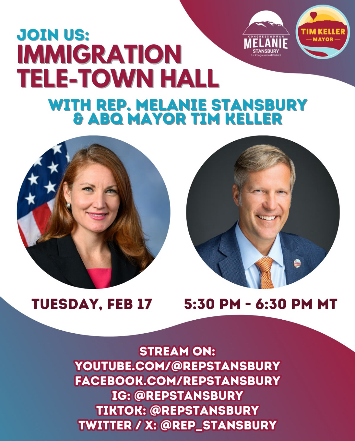 Town Hall Flyer Feb. 17, 2026