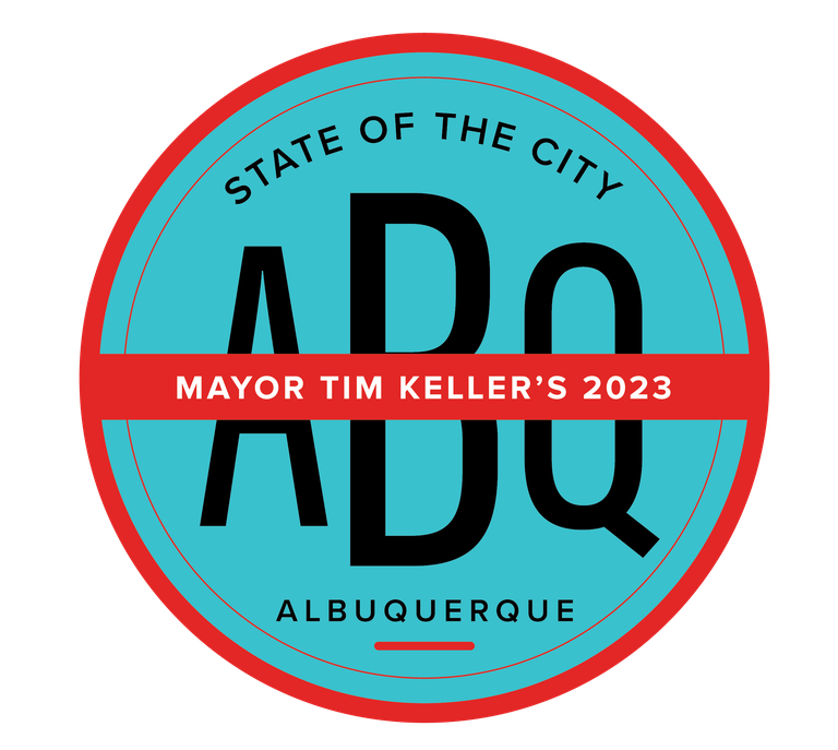 Mayor Tim Keller's 2023 State of the City Logo