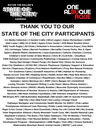 State of the City 2020 Participants