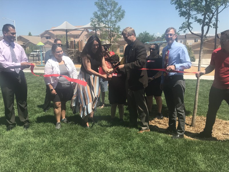 Mayor Keller, Councilor Peña, Neighbors Celebrate Opening of Anderson Heights Park Mayor Keller, Councilor Peña, Neighbors Celebrate Opening of Anderson Heights Park