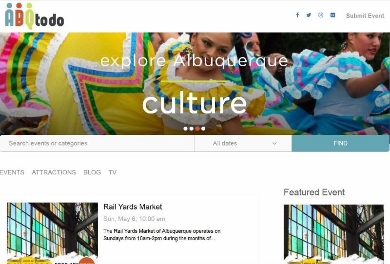 Albuquerque's Community Event Website Gets a Refreshed Look