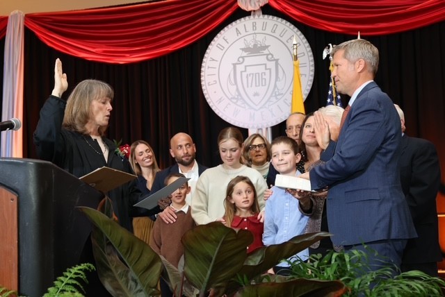 Tim Keller Sworn in for Historic Third Term as Mayor of Albuquerque ...