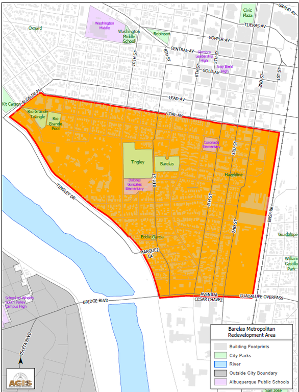 Barelas MRA Map