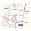 Downtown Walking Radius Graphic