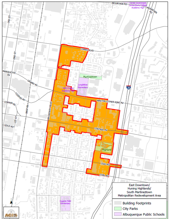 East Downtown MRA Map