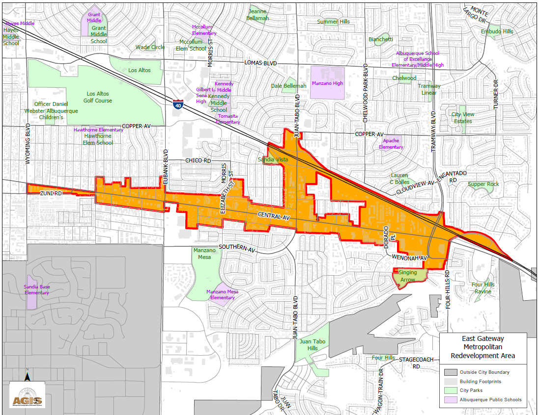 East Gateway MRA Map