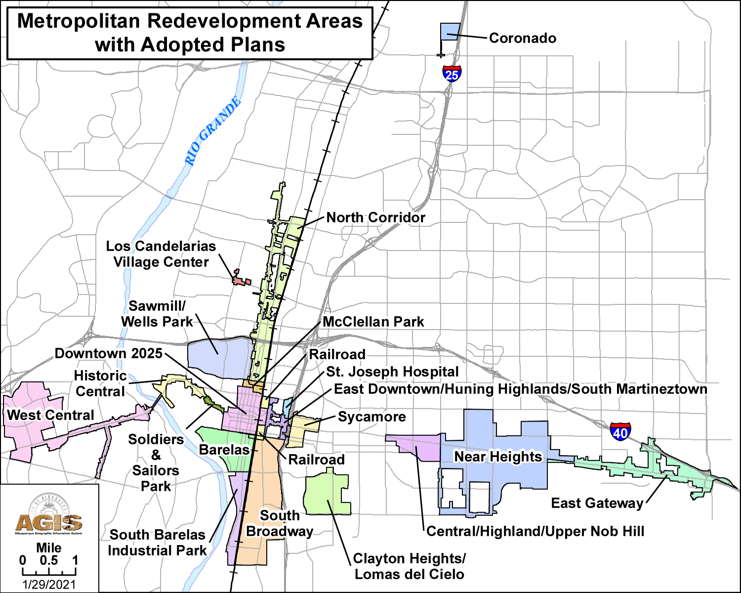 MRA Development Areas Interactive Map