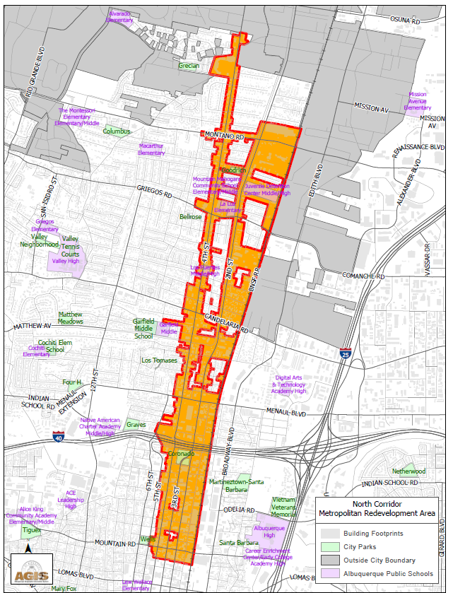 North Corridor MRA Map