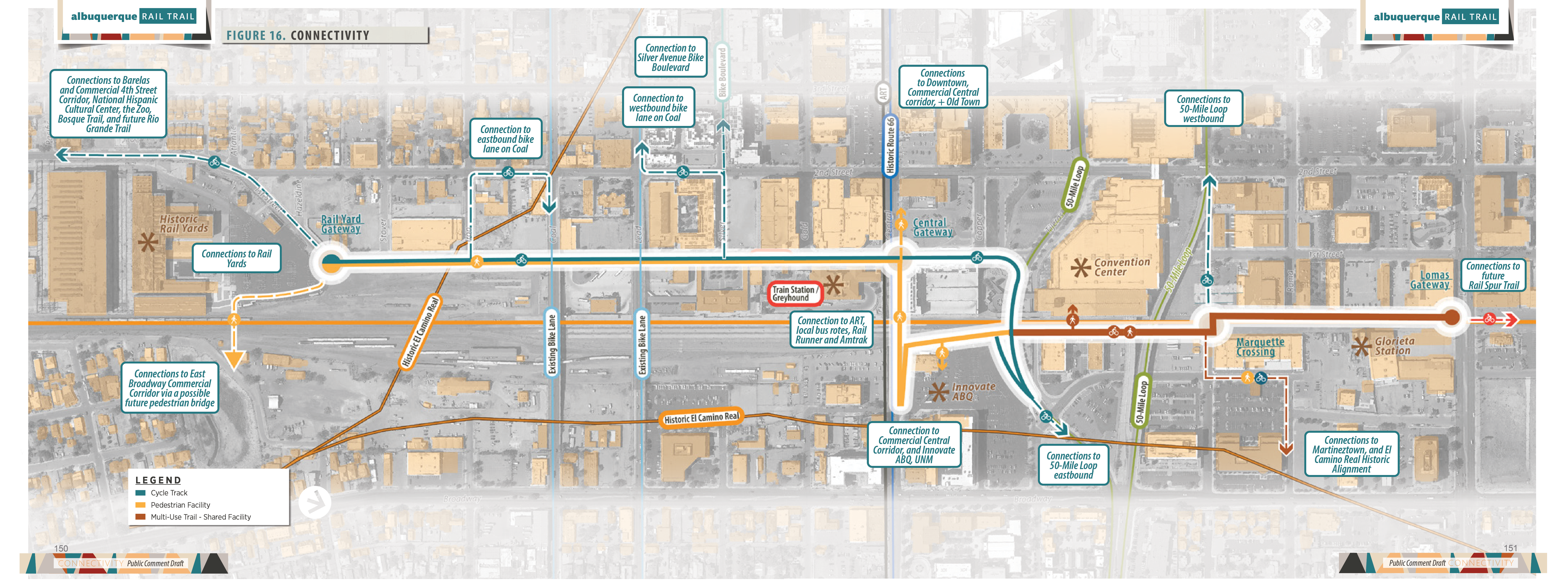 Albuquerque Rail Trail Map Image