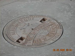 Odelia Tricentennial Manhole Cover