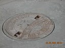 Odelia Tricentennial Manhole Cover