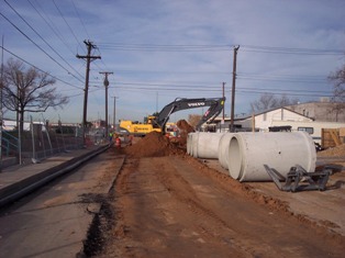 San Mateo Pl-54 in RCP storm drains on Cutler