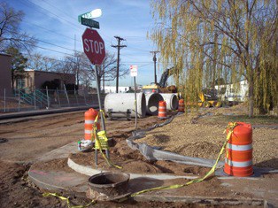 San Mateo Pl- Pipe lines at Cutler and Madeira