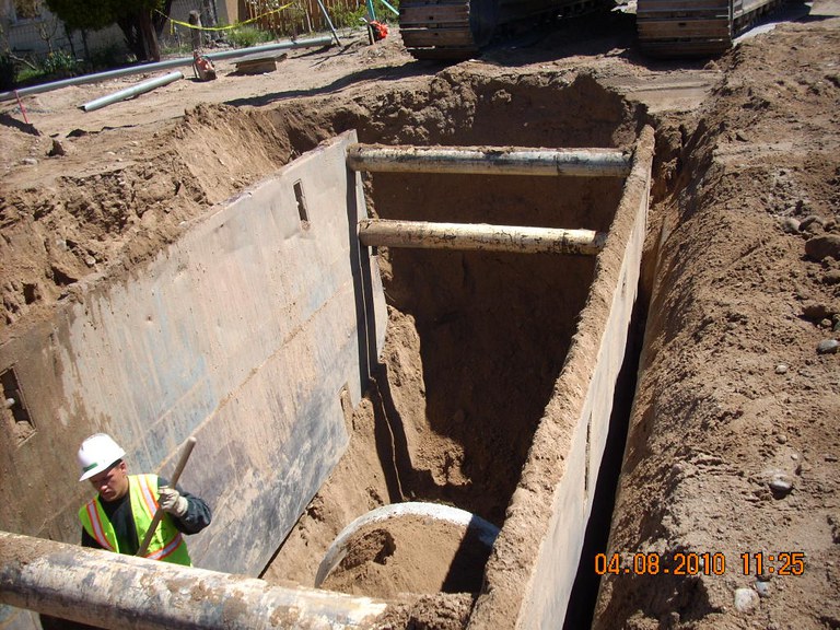 Pipe in Trench