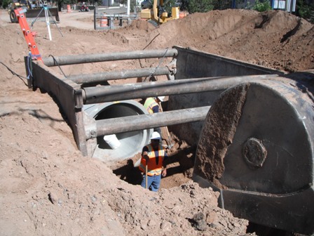 Storm Drains placement  on lead