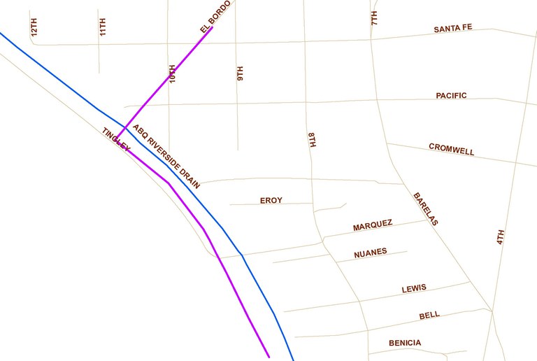 El Bordo Location Map