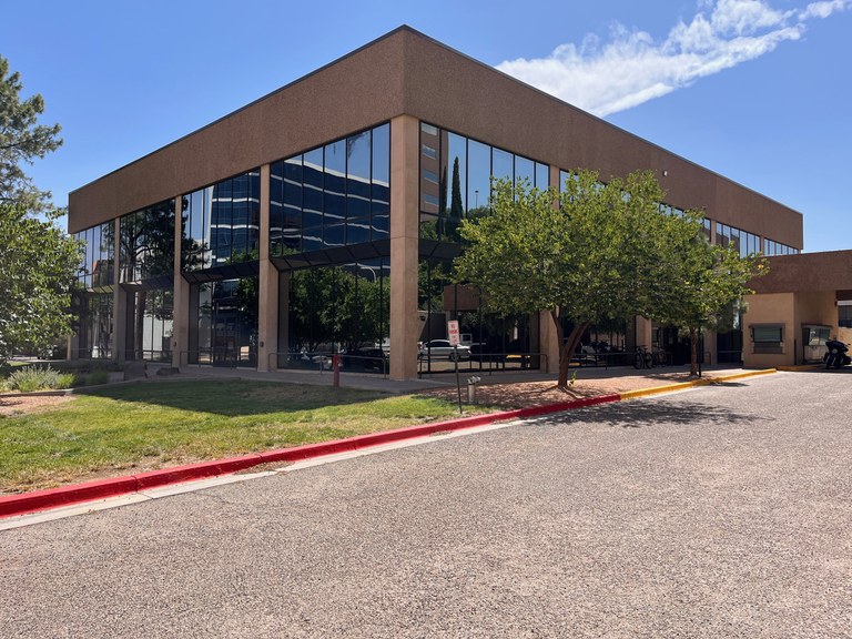 501 Tijeras city building looking at east entrance