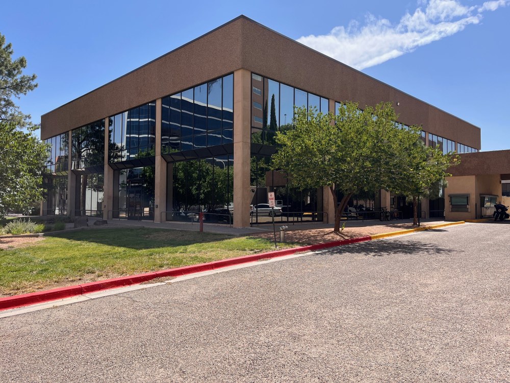 501 Tijeras city building looking at east entrance