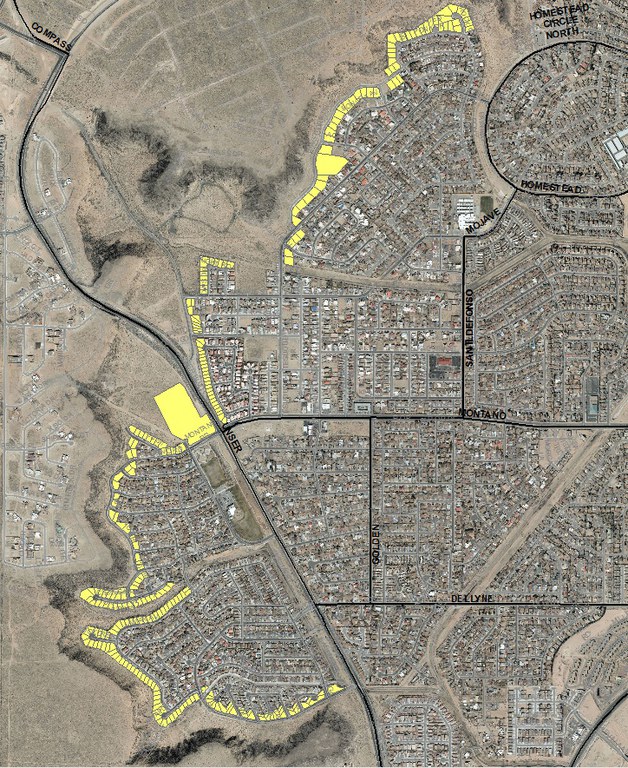 Properties at the Base of the Escarpment