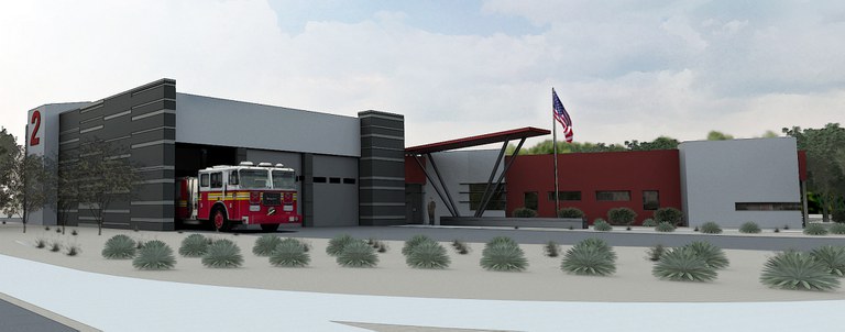Fire Station Two Rendering