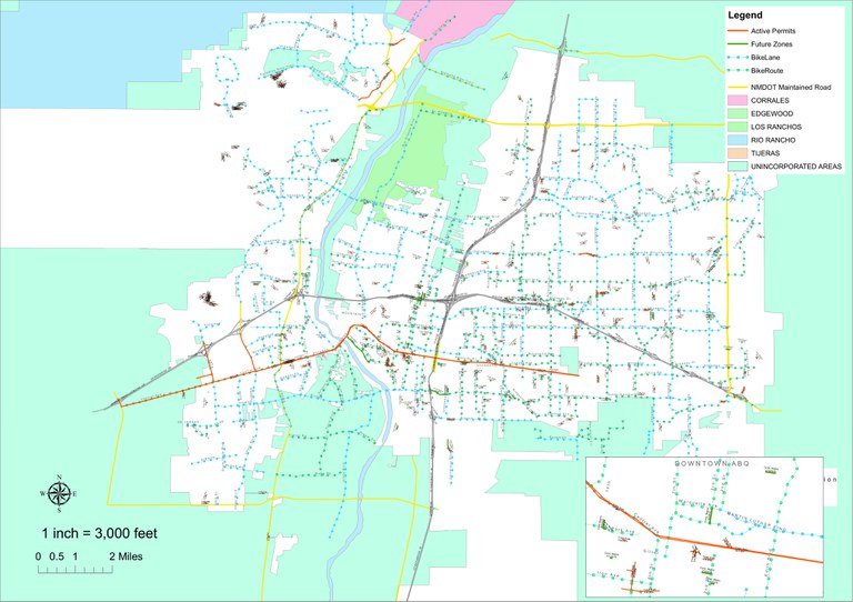 Active Barricade Zones in Bike Facilities