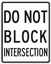 Do Not Block Intersection