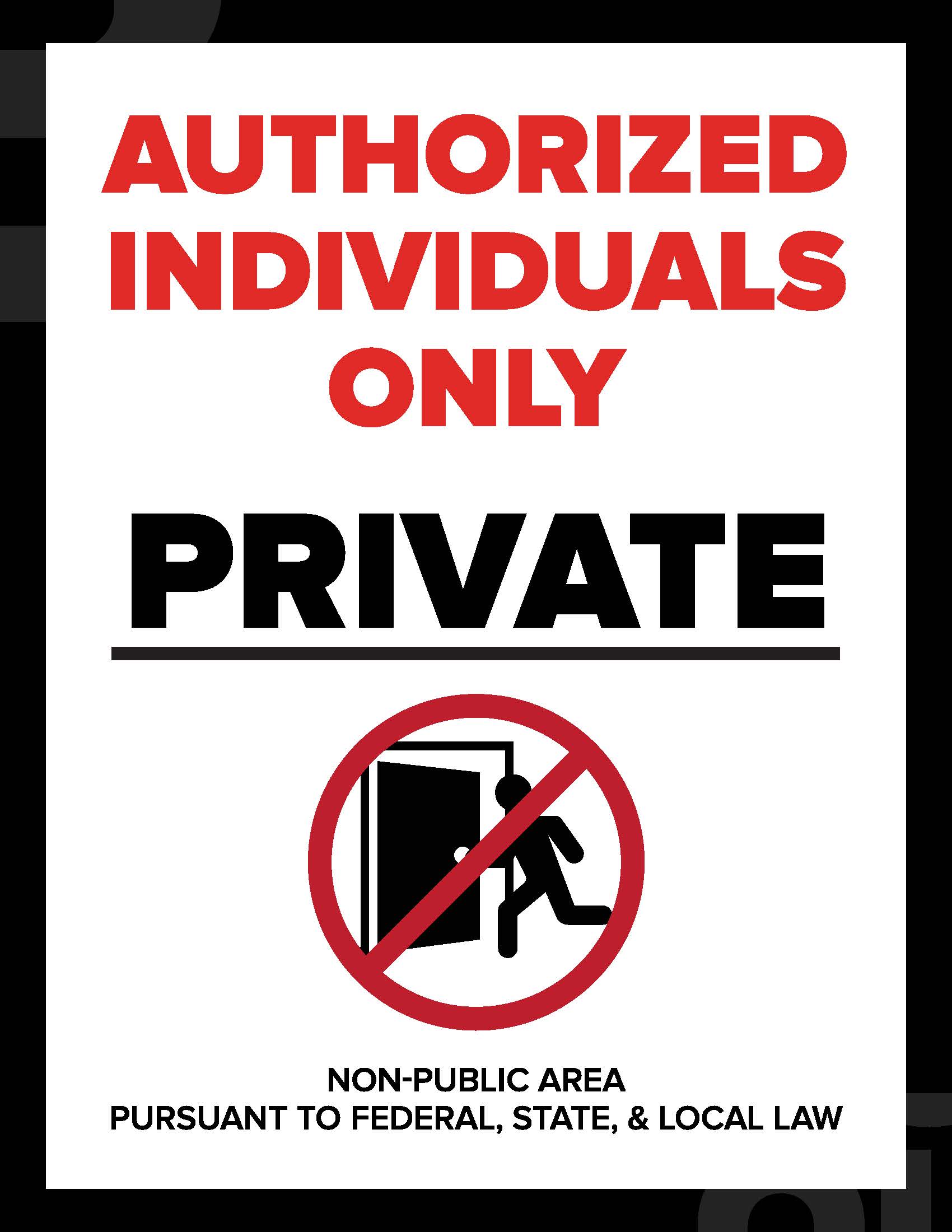 safer spaces sign 1 english