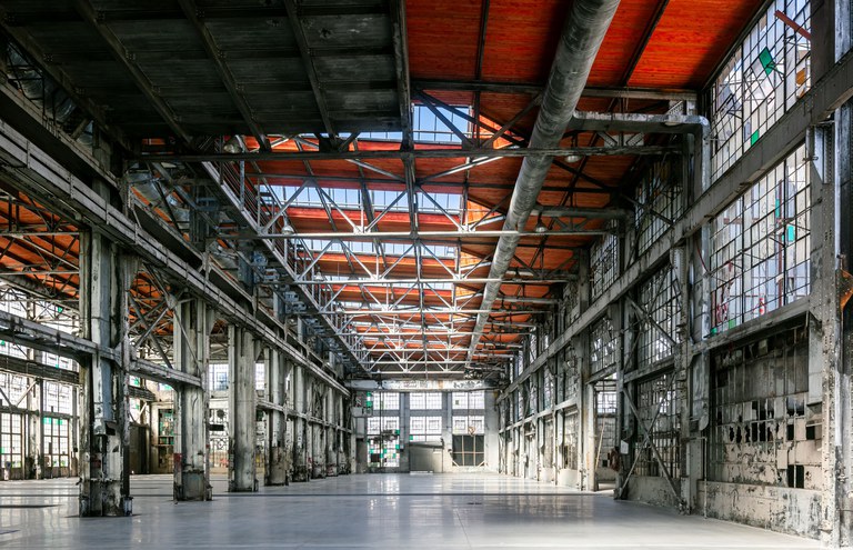 Rail Yard Boiler Room Section Block