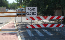 Road Closed Sign