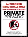 safer spaces sign bilingual